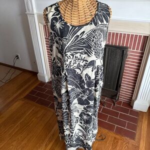 Vintage Jams World Hawaiian tropical print tank dress Large